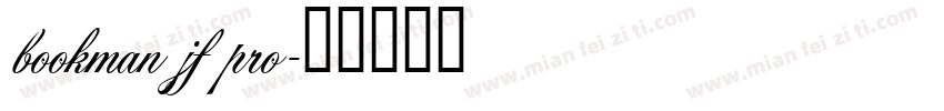 bookman jf pro字体转换